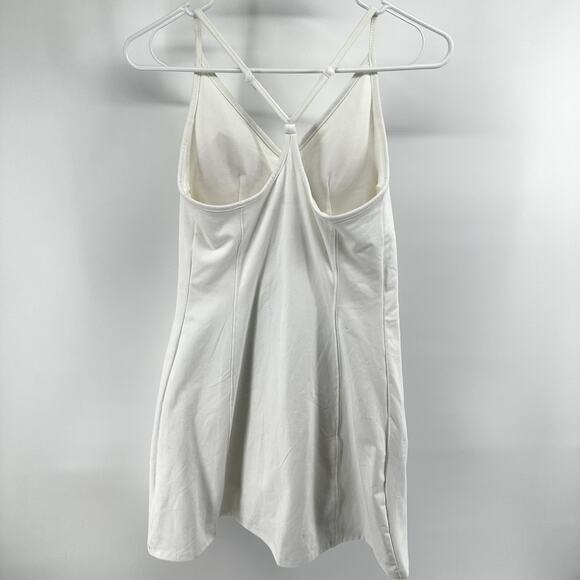 SO Junior Sporty Mini Tennis Dress Skort Spaghetti Straps Activewear White S - Picture 7 of 7